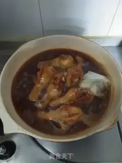 Make Red chicken calf step 6