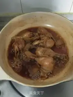 Make Red chicken calf step 7