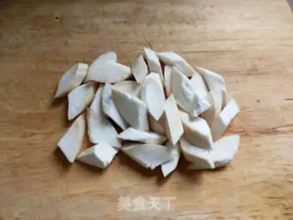 Make Sour apricot mushroom step 1