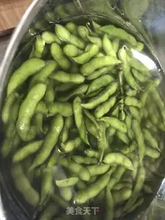 Make High-pressure pot, saline beans step 0