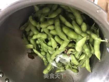 Make High-pressure pot, saline beans step 2