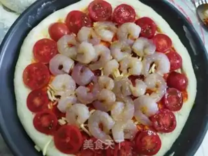Make Shrimp pizza step 7