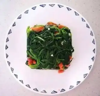 Make Eggrey spinach step 5