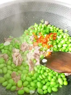 Make Bean fried meat step 7