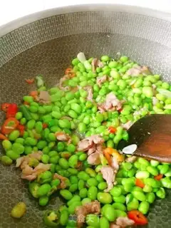 Make Bean fried meat step 8