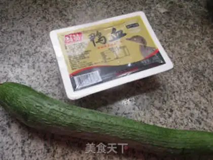 Make Duck blood boils silkmelon step 0