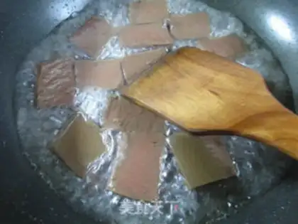 Make Duck blood boils silkmelon step 6