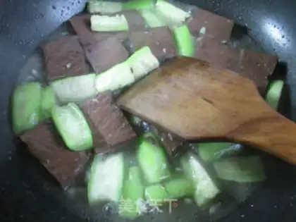 Make Duck blood boils silkmelon step 10