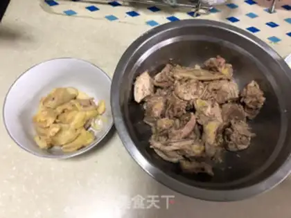 Make Pepper potato chicken step 1