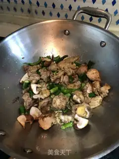 Make Pepper potato chicken step 5