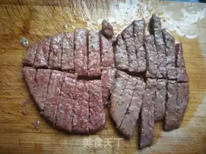 Make Black pepper steak step 3