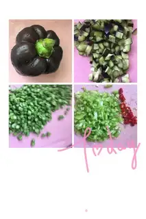 Make Come back to the pot with the peppers and the beans step 1