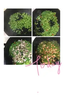 Make Come back to the pot with the peppers and the beans step 2