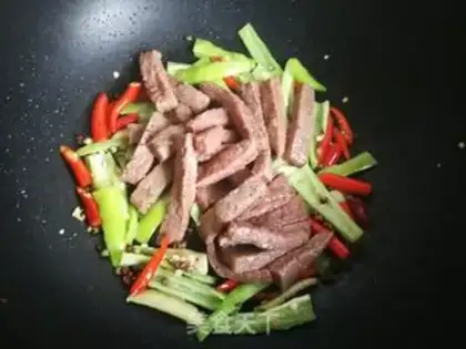 Make Black pepper steak step 7