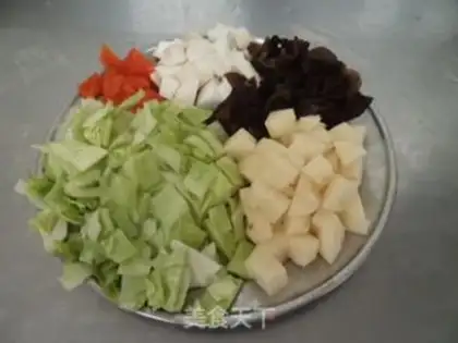 Make Cheese-covered rice step 2