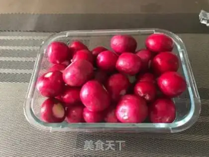 Make Lemon cherry radish step 0