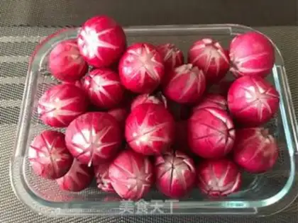 Make Lemon cherry radish step 2