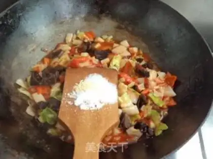 Make Cheese-covered rice step 6