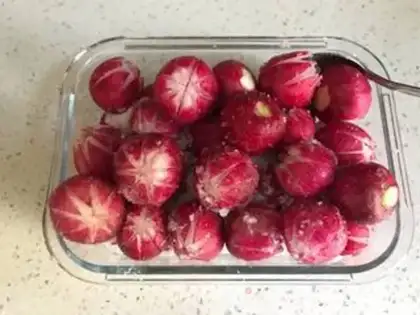 Make Lemon cherry radish step 4