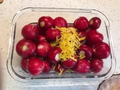 Make Lemon cherry radish step 7