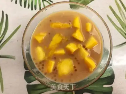 Make Milk, mango, prune step 4