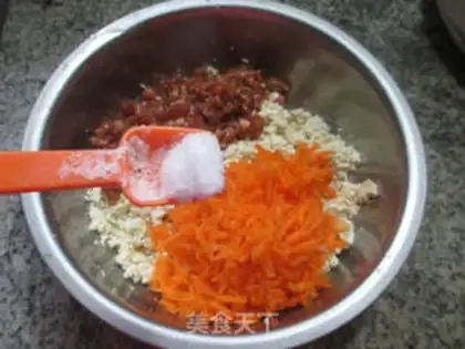 Make Carrot, tofuballs step 7