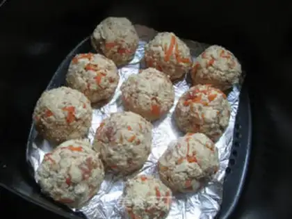 Make Carrot, tofuballs step 10