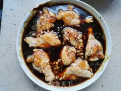 Make Burn the chicken wings step 3