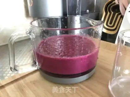 Make Grape banana fire dragon juice step 5