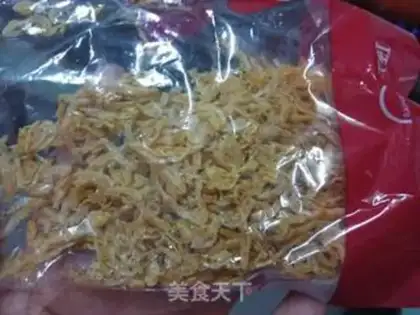Make Shrimp eggs stand step 1