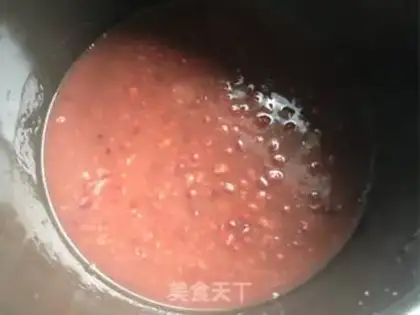 Make Red Bean Popsicle step 5