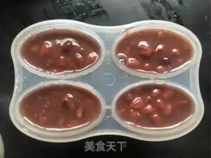 Make Red Bean Popsicle step 6