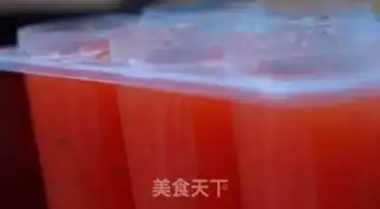Make Watermelon popsicle step 3