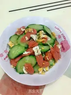 Make Egg ham and cucumber step 7