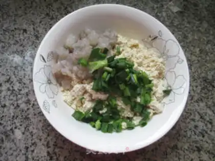 Make Shrimp tofu dumplings step 3