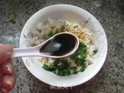 Make Shrimp tofu dumplings step 5