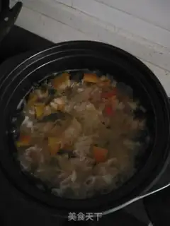 Make The papaya silver ear soup step 2