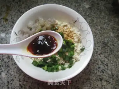 Make Shrimp tofu dumplings step 6