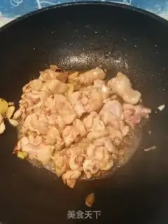 Make Yellow chicken step 5