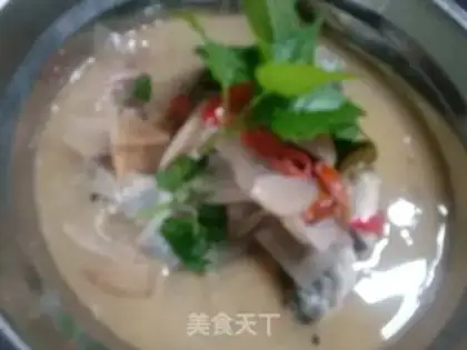 Make The radish poach soup step 9