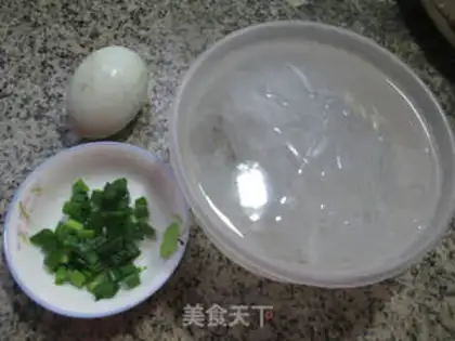 Make The duck egg boils powder step 0