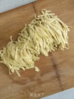 Make Dry tofu cucumber step 1