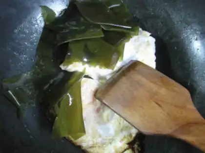 Make Sea belt duck eggs step 2