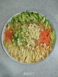 Make Dry tofu cucumber step 6