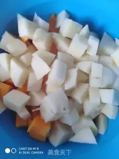 Make Pumpkin potatoes step 2