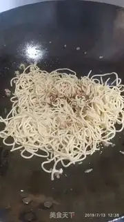 Make Frozen noodles for mushroom squid step 5