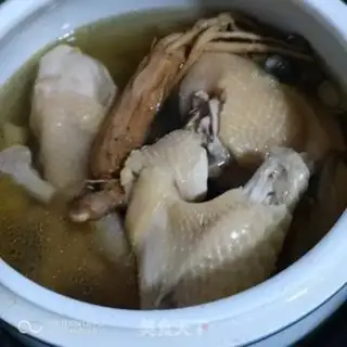 Make Chicken soup, little abalone step 3