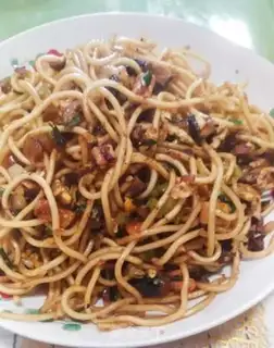 Make Frozen noodles for mushroom squid step 8