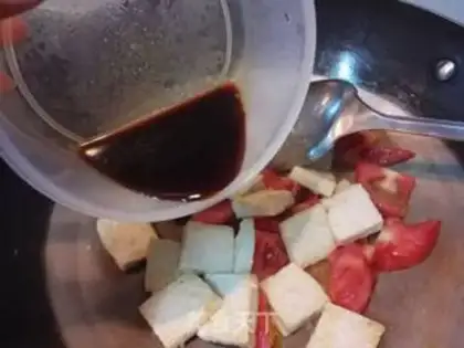 Make Sweet sour tofu step 5