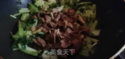 Make Celery beef step 5